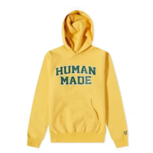 Human Made Pizza Hoodie Yellow