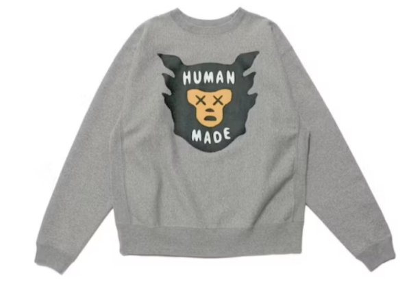 KAWS x Human Made #1 Sweatshirt Grey